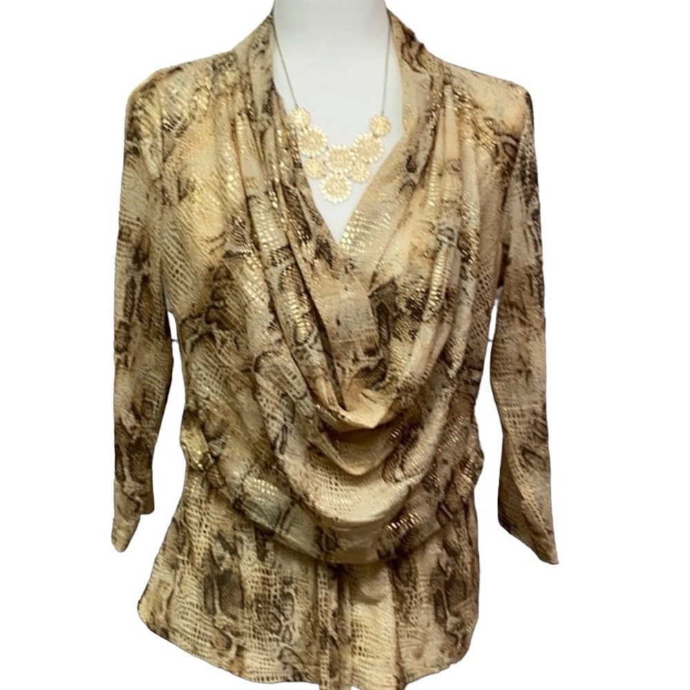 Juliette Drape Neck Blouse